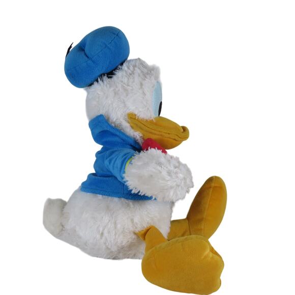 Donald Duck 15" Disney Parks Plush Stuffed Animal Blue Jacket Red Bow Tie - Picture 2 of 15